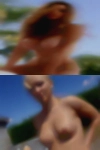 Nude woman cocking